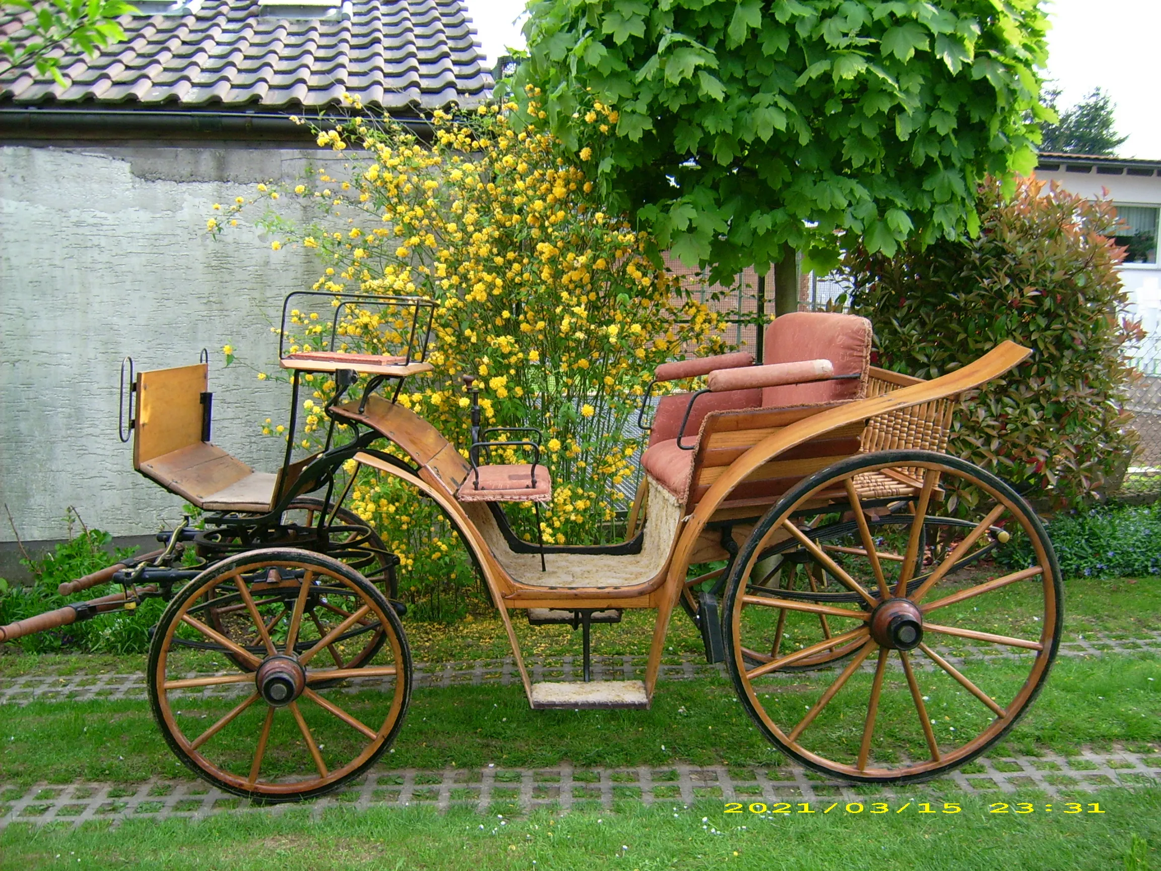 Verkaufe Viktoria Holzkutsche
